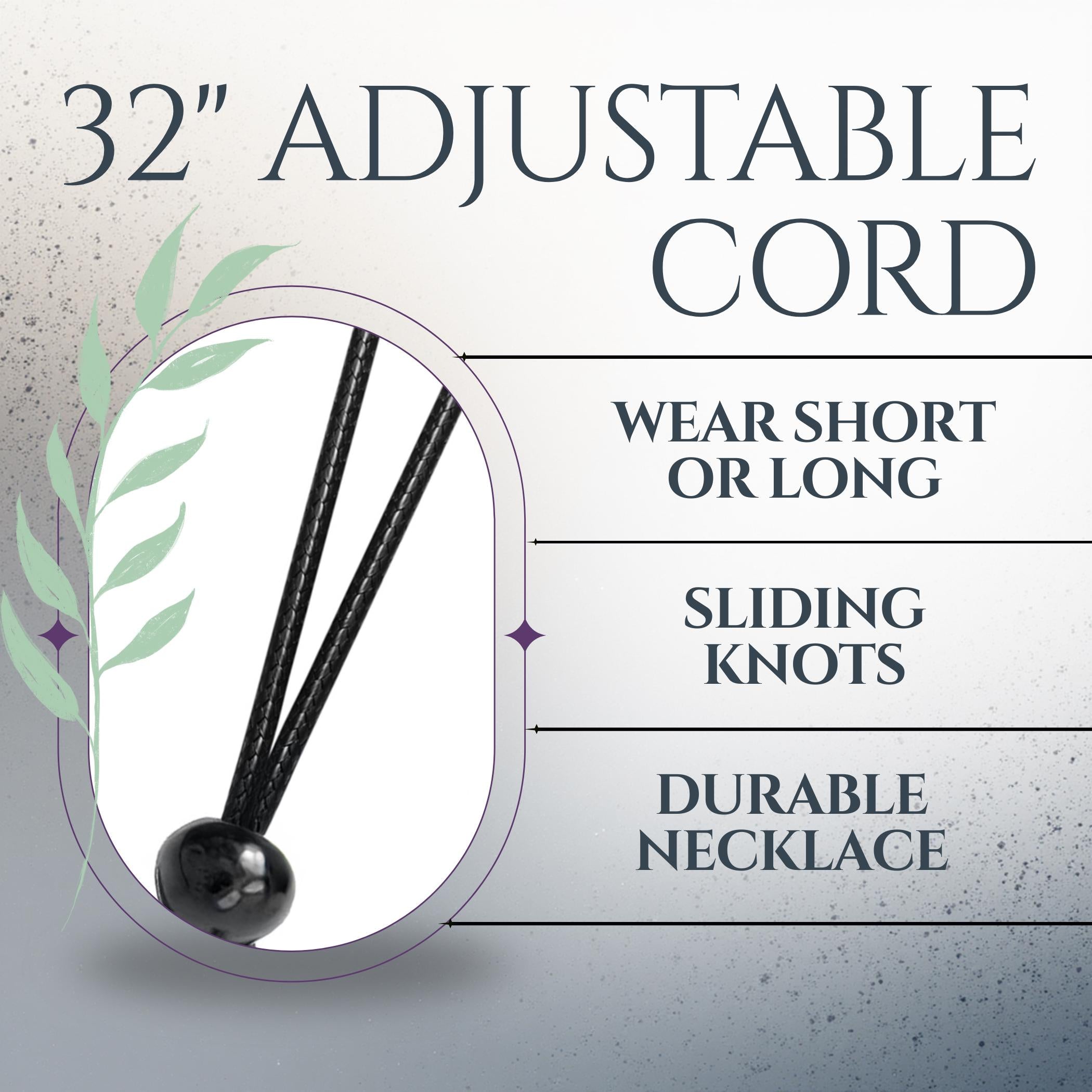 Black Agate Yin Yang Amulet Necklace – Feng Shui BaGua Spiritual Protection Talisman Jewelry