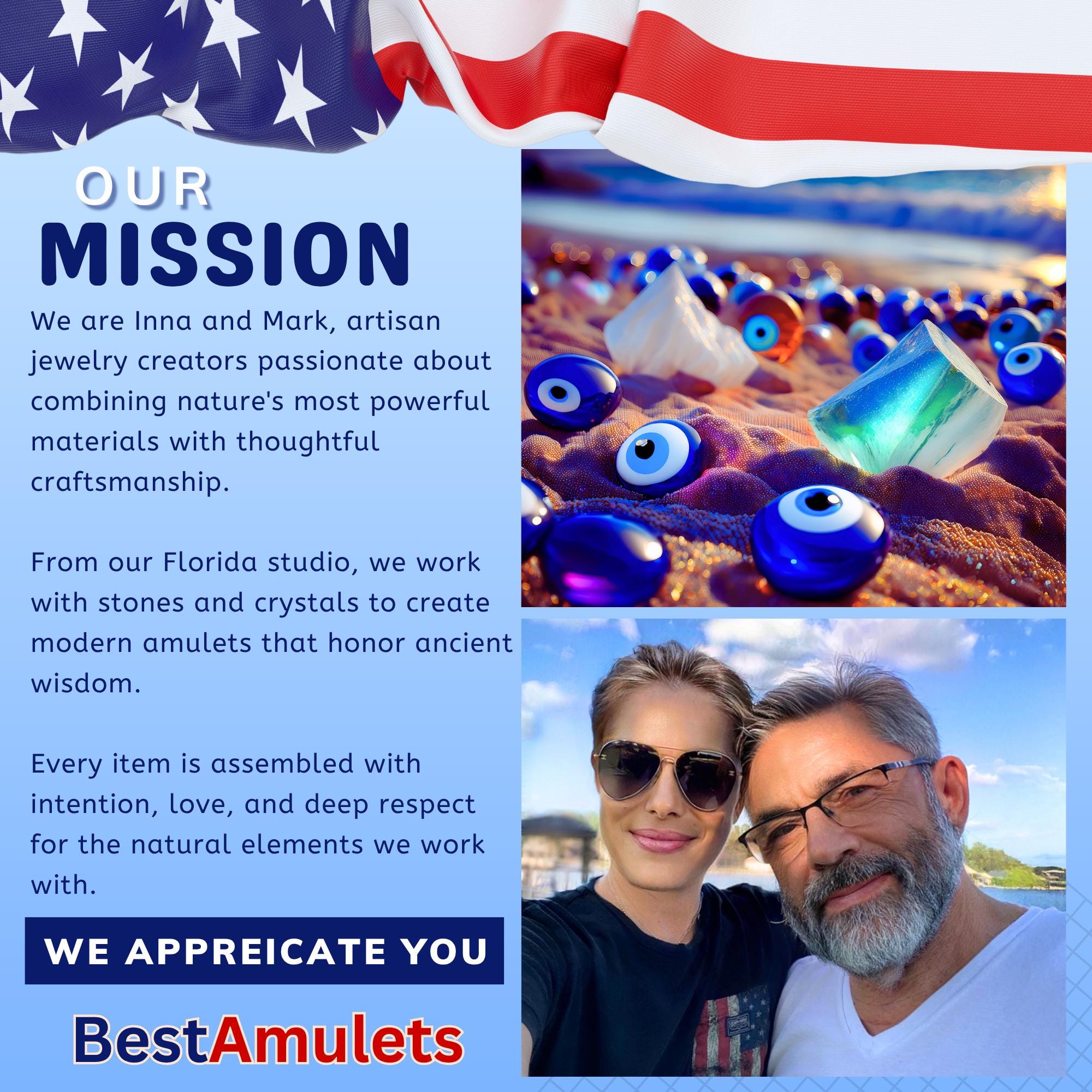 Evil Eye Keychain: Brazilian Quartz Crystal Amulet - Spiritual Protection