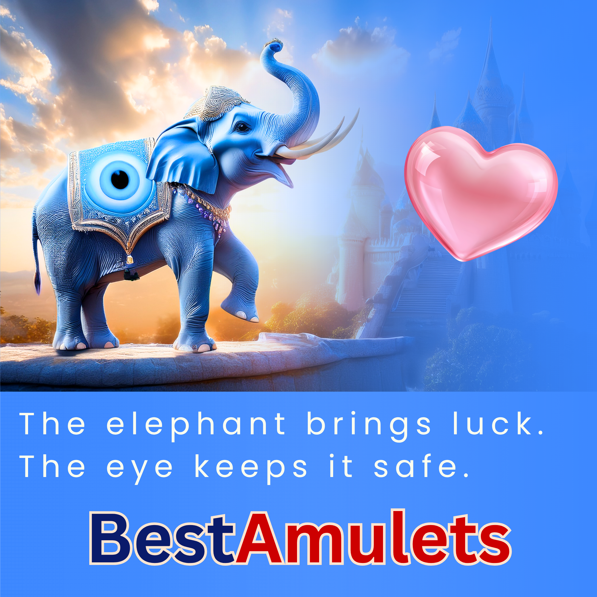 Evil Eye Charm Bracelet – Elephant or Starfish Amulet - Spiritual Protection Jewelry