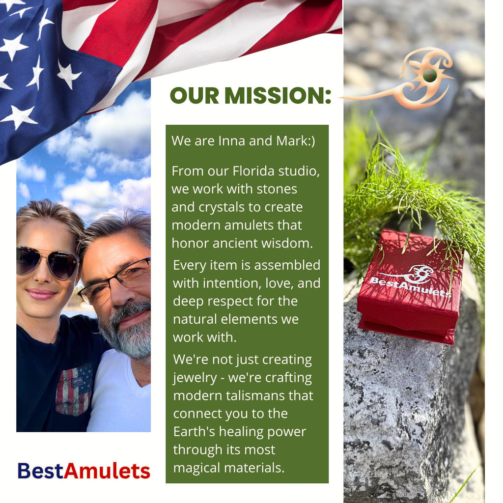 Eye Agate Necklace - Gold Tone Evil Eye Protection Amulet