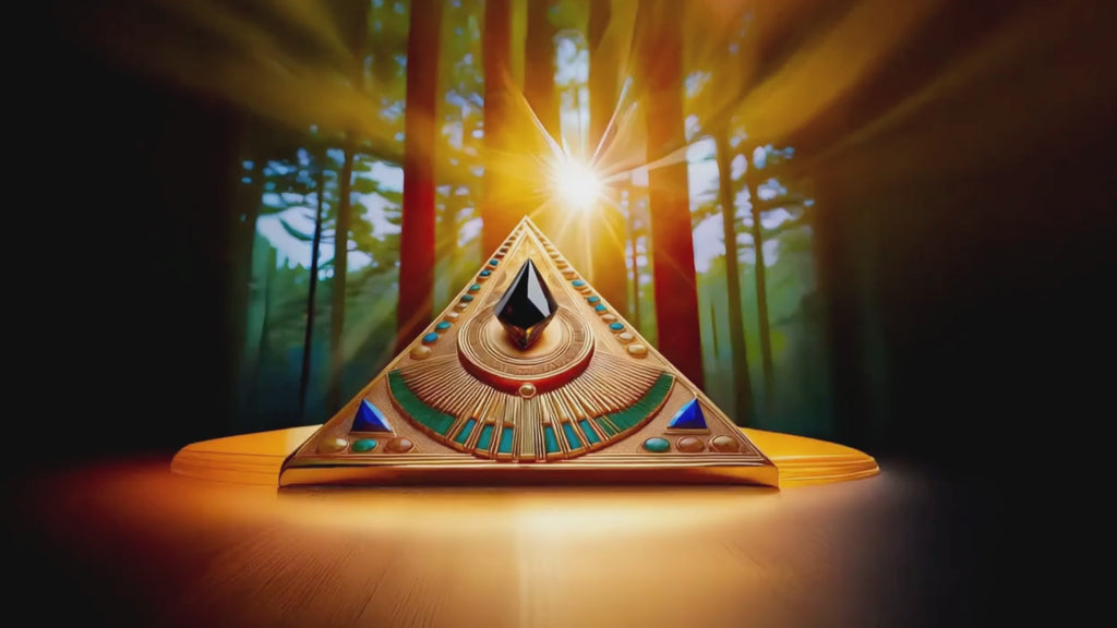 Chakra Gemstone Amulet Necklace – Energy Balancing Reiki Jewelry